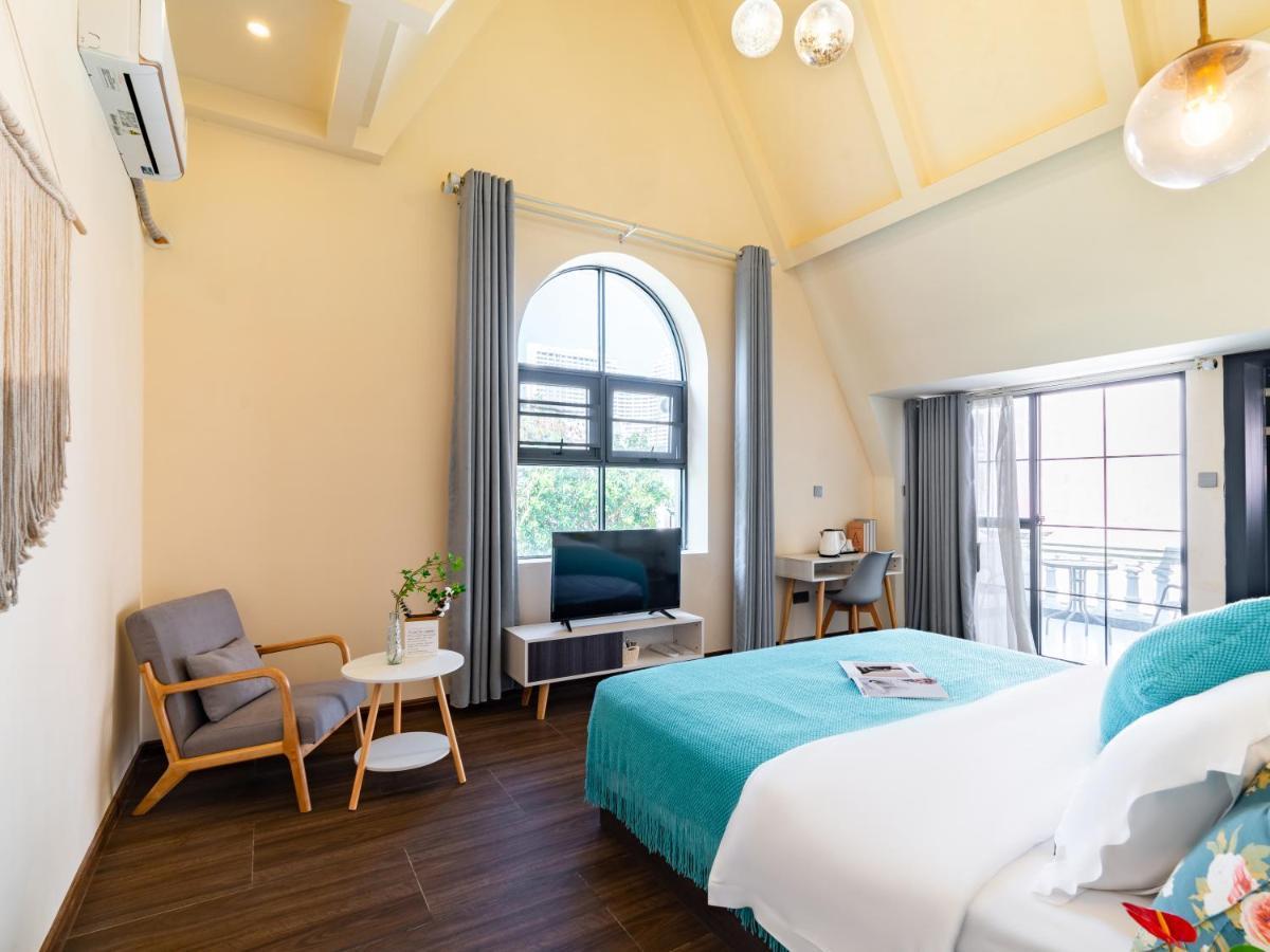 Beihai Silver Beach Yintai Time Seaview Villa Hotel Bagian luar foto