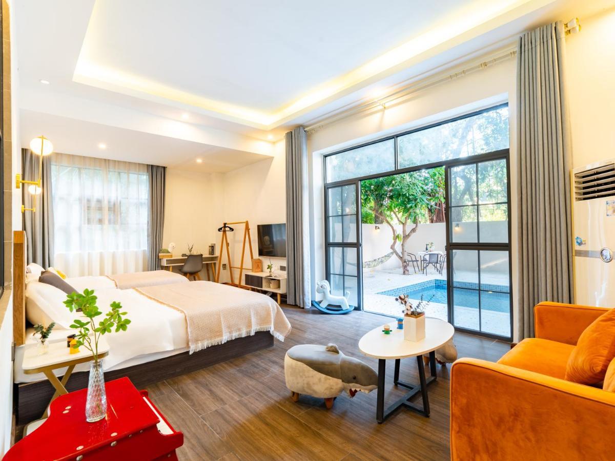 Beihai Silver Beach Yintai Time Seaview Villa Hotel Bagian luar foto