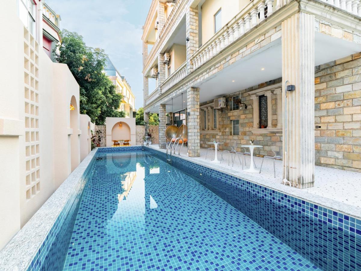 Beihai Silver Beach Yintai Time Seaview Villa Hotel Bagian luar foto