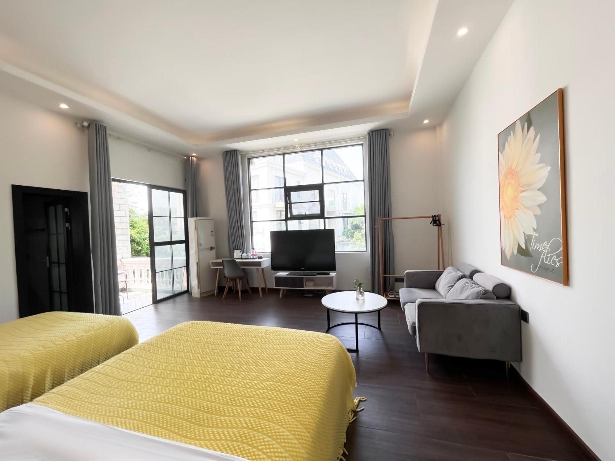 Beihai Silver Beach Yintai Time Seaview Villa Hotel Bagian luar foto