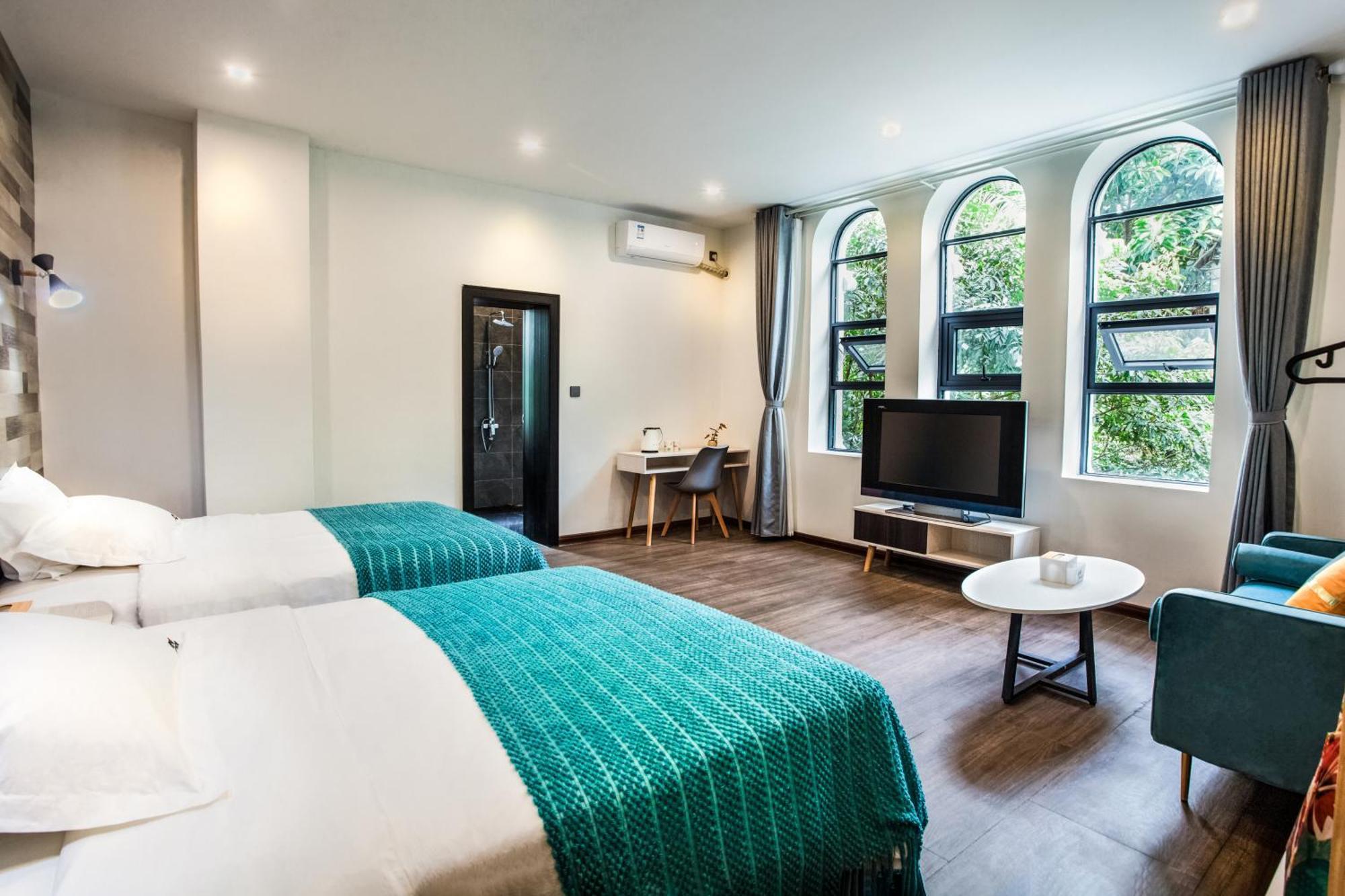 Beihai Silver Beach Yintai Time Seaview Villa Hotel Bagian luar foto